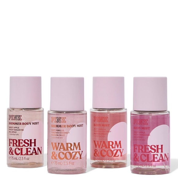 🎉 🎉SALE🎉🎉 PINK Victoria's Secret Sparkle & Scent Set -Limited Edition Shimmers! - Picture 2 of 9